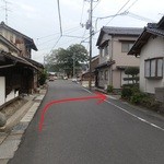 凛 - 町並み保存地区からは　ここを右折