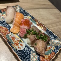 黄金出汁しゃぶと江戸前寿司 肉のあさつ 梅田お初天神店 - 