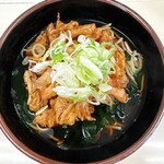 なかむら - 料理写真:天ぷらそば+わかめ