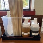 中華そば 和 - 卓上のもの（2025年9月）