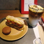 アディクト オ シュクル - スイーツとアイスカフェオレ