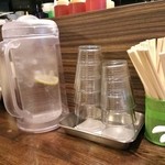 四川担担麺 阿吽 - 卓上セルフ水