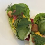Frérot - コース料理の一皿です
