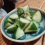 可なり - 漬物もお気に入りです