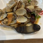 美歓園 中華鉄鍋燉 - アサリのピリ辛炒め