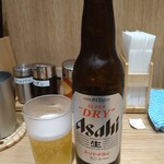 津軽煮干 ひらこ屋 - 瓶ビール小瓶630円