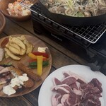 サウンズ テラス - 鴨、ラム、牛ハラミ