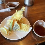 とうふとあなご料理 とうふや - 特大あなご天ぷら