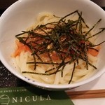 仁倉総本店 - 白魚明太うどん 上品です。