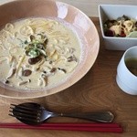 Za Kicchin - しじみときのこの味噌クリームスパゲッティ　1100円