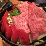 和膳と酒肴 廚 - 会津牛A５サーロインのすき焼き