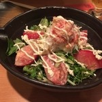 和膳と酒肴 廚 - ズワイガニとリンゴのサラダ