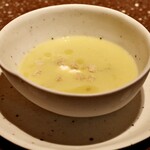 TACUBO 白金台 - 北海道 とうもろこしの冷製スープ サワークリーム