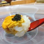 札幌 鮨 銀座 一 - 雲丹と白エビとキャ♩笑