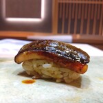 札幌 鮨 銀座 一 - 穴子♩