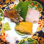 札幌 鮨 銀座 一 - お造り♩