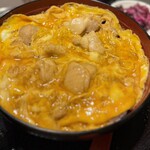 鳥開総本家 - 料理写真:親子丼 スープと、しば漬け