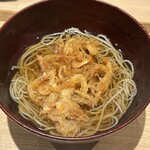 日本橋 蕎ノ字 - 桜海老かき揚げ蕎麦