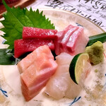 和旬菜と地酒　よし都みやこの　離れ - 本日の三種盛り