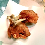 和旬菜と地酒　よし都みやこの　離れ - 手羽先一夜干しの唐揚