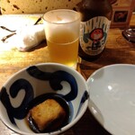 手打そば大庵 - お通しから期待出来そうです。