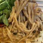 担々麺 胡麻 - 麺アップ