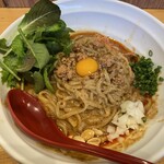 担々麺 胡麻 - 汁なし担々麺　　【大盛り】