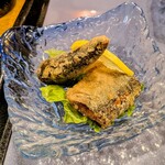 日本橋 - 秋刀魚の唐揚げ