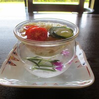四季の郷志むら - 冷やしうどん。