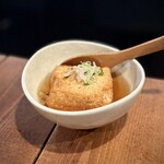 鶏彩 - ■揚げたてつゆ豆腐 ¥350
