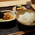 神楽坂 石かわ - お食事 2014.10.1x