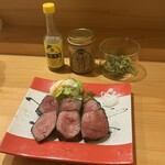 牛タンとマグロとクリスピー餃子 ひまわり［海］ - 