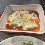 大衆居酒屋楽市 - 鯛のトマトチーズ