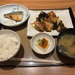 야요이켄 후쿠이 사바에점 - なす味噌と焼き魚の定食