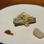 馳走西健一 - 自家製タルタル美味い。静岡ブルーが粋やね。