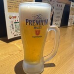 博多辛麺 狛虎 - 生ビール