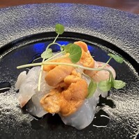 エピセ - 北海道産シマ海老　雲丹　平目
