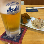 和 さくら - 生ビールと付け出し