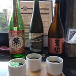 牡蠣と日本酒 - 