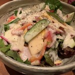 森川 - 15品目のサラダ（自家製ドレッシング）