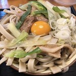 角萬 - 冷やし肉南蛮に生玉子