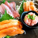 夢庵 - いつもの刺身