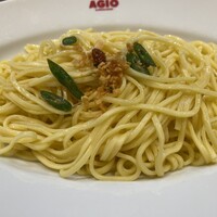 青森産ニンニクと青唐辛子のペペロンチーノ・タリオリーニ