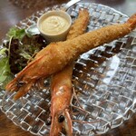 海老専門店 シュリンプガーデン - "天使の海老"のフライ