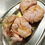 炭火焼肉 芝浦ホルモン - 追加　自家製つくね×2   軟骨のコリコリが美味い