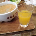 mauruuru piti - コスタコーヒー、マンゴーとグレープのミックスジュース