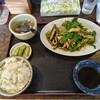 森餃子 - 肉ピーマン炒め＆ご飯