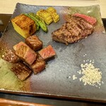 Botantei - ステーキ温野菜添え　イチボ／ランプ