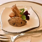 318492158 - さんまと茸のリュエット、トレビスのマリネ添え