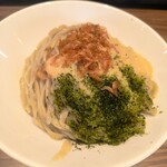らーめん菊 - えびつけ麺（麺のみ400ｇ）（とろろ200円乗せ）